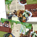 Дизайн брошюры для ресторана